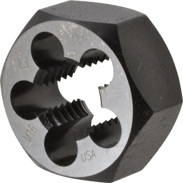 Hex Rethreading Die: M16x2, 5/8