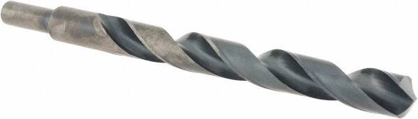 Reduced Shank Drill Bit: 17/32'' Dia, 3/8'' Shank Dia, 135 0, High Speed Steel MPN:C20659