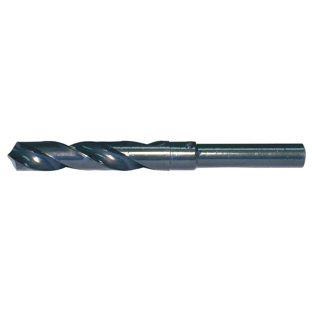 Reduced Shank Drill Bit: 19/32'' Dia, 1/2'' Shank Dia, 118 0, High Speed Steel MPN:C20738