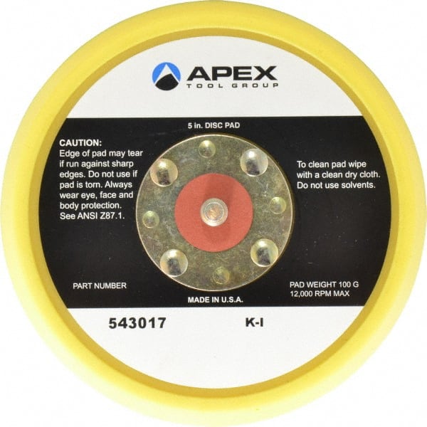 Disc Backing Pad: Adhesive & PSA MPN:543017