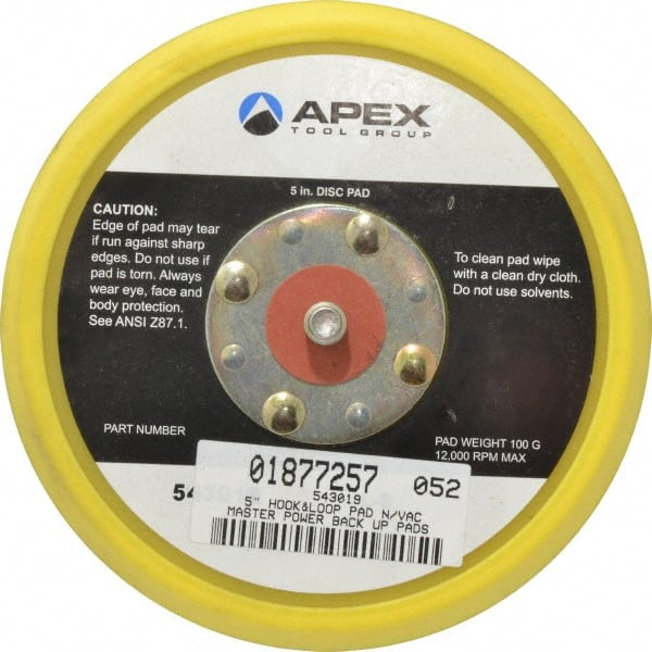 Disc Backing Pad: Hook & Loop MPN:543019