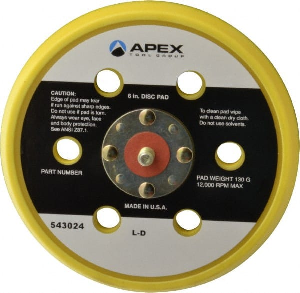 Disc Backing Pad: Hook & Loop MPN:543024