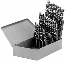 Drill Bit Set: Jobber Length Drill Bits, 29 Pc, 135 ° MPN:C00902