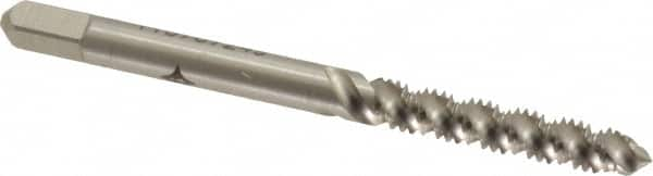 Spiral Flute Tap: #8-32, UNC, 3 Flute, Plug, 2B Class of Fit, High Speed Steel, Bright/Uncoated MPN:C58538