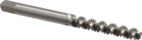 Spiral Flute Tap: #10-24, UNC, 3 Flute, Bottoming, 2B & 3B Class of Fit, High Speed Steel, Bright/Uncoated MPN:C58545