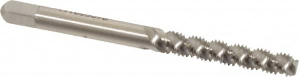 Spiral Flute Tap: #10-32, UNF, 3 Flute, Bottoming, 2B Class of Fit, High Speed Steel, Bright/Uncoated MPN:C58547