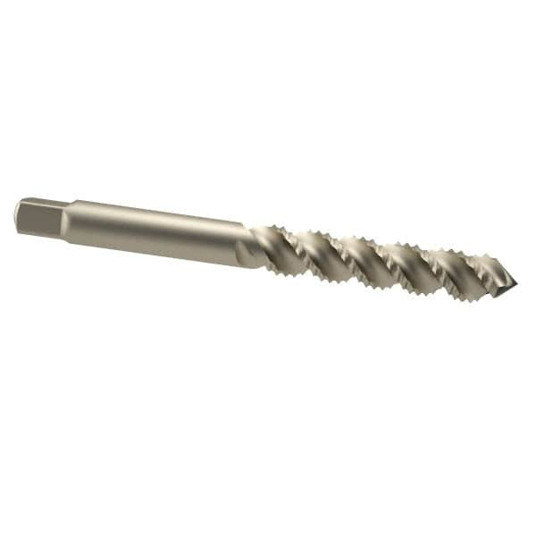 Spiral Flute Tap: 1/4-20, UNC, 3 Flute, Plug, 3B Class of Fit, High Speed Steel, Bright/Uncoated MPN:C58562