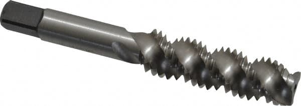 Spiral Flute Tap: 1/2-13, UNC, 3 Flute, Plug, 3B Class of Fit, High Speed Steel, Bright/Uncoated MPN:C58613