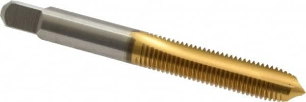 Spiral Point Tap: 5/16-24, UNF, 2 Flutes, Plug, 3B, High Speed Steel, TiN Finish MPN:C55322