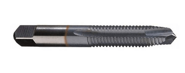 Spiral Point Tap: M6 x 1, UNF, 2 Flutes, Plug, 2B, High Speed Steel, TiCN Finish MPN:C55418