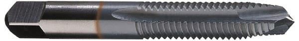 Spiral Point Tap: M8 x 1.25, UNF, 2 Flutes, Plug, 2B, High Speed Steel, TiCN Finish MPN:C55419