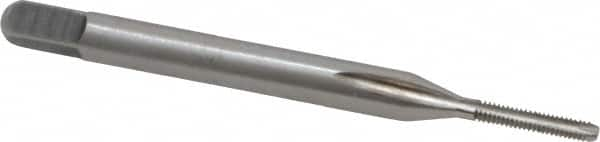 Spiral Point Tap: #0-80, UNF, 2 Flutes, Bottoming, 2B, High Speed Steel, Bright Finish MPN:C57012