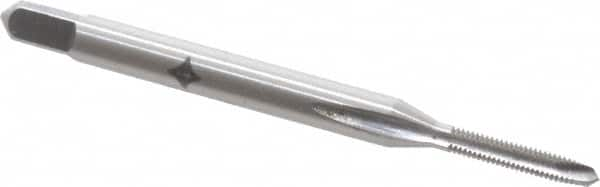 Spiral Point Tap: #1-72, UNF, 2 Flutes, Plug, 3B, High Speed Steel, Bright Finish MPN:C57023