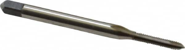 Spiral Point Tap: #2-56 UNC, 2 Flutes, Plug, 2B Class of Fit, High Speed Steel, Bright Finish MPN:C57031