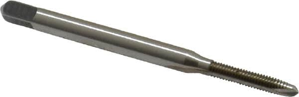 Spiral Point Tap: #3-56, UNF, 2 Flutes, Plug, 2B, High Speed Steel, Bright Finish MPN:C57041