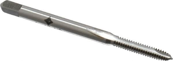 Spiral Point Tap: #4-40, UNC, 2 Flutes, Plug, 2B, High Speed Steel, Bright Finish MPN:C57047