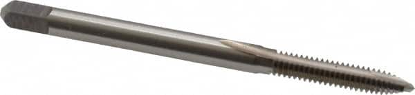 Spiral Point Tap: #5-40, UNC, 2 Flutes, Plug, 2B/3B, High Speed Steel, Bright Finish MPN:C57062