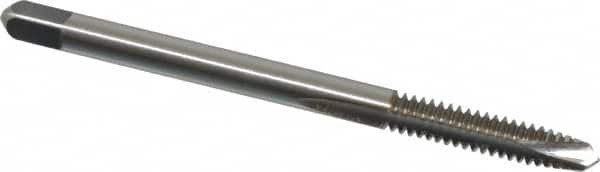 Spiral Point Tap: #6-32, UNC, 2 Flutes, Plug, 3B, High Speed Steel, Bright Finish MPN:C57070