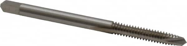 Spiral Point Tap: #6-32, UNC, 2 Flutes, Plug, 2B, High Speed Steel, Bright Finish MPN:C57072