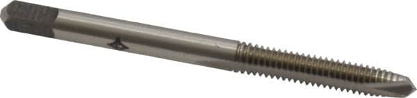 Spiral Point Tap: #8-32, UNC, 2 Flutes, Plug, 3B, High Speed Steel, Bright Finish MPN:C57083