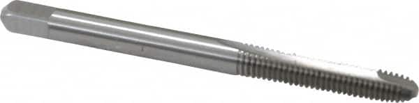 Spiral Point Tap: #10-32, UNF, 2 Flutes, Bottoming, 2B, High Speed Steel, Bright Finish MPN:C57105