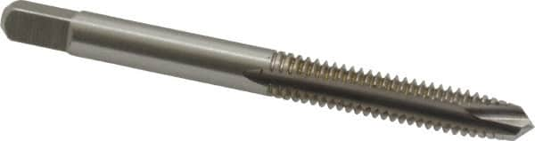 Spiral Point Tap: #12-24 UNC, 2 Flutes, Plug, 2B/3B Class of Fit, High Speed Steel, Bright Finish MPN:C57112