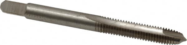 Spiral Point Tap: #12-28, UNF, 2 Flutes, Plug, 2B/3B, High Speed Steel, Bright Finish MPN:C57114