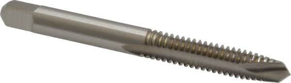 Spiral Point Tap: 1/4-20, UNC, 2 Flutes, Plug, 2B, High Speed Steel, Bright Finish MPN:C57128