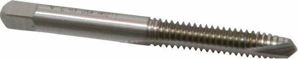 Spiral Point Tap: 1/4-20 UNC, 2 Flutes, Plug, 3B Class of Fit, High Speed Steel, Bright Finish MPN:C57129