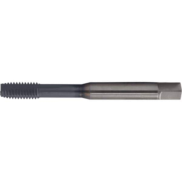 Spiral Point Tap: #6-32, UNC, 3 Flutes, Plug, 2B, HSS-E, Hardlube Finish MPN:C96006