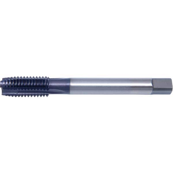 Spiral Point Tap: #6-32 UNC, 3 Flutes, Plug, 2B Class of Fit, Black Oxide Coated MPN:C96106