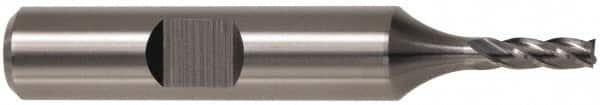 Square End Mill: 1-1/4'' Dia, 2'' LOC, 1-1/4'' Shank Dia, 4-1/2'' OAL, 4 Flutes, High Speed Steel MPN:C33295