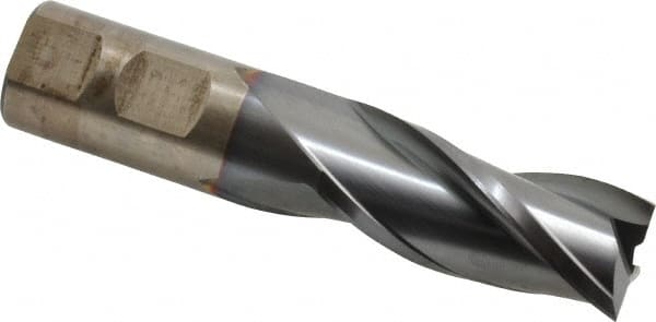 Square End Mill: 7/8'' Dia, 1-7/8'' LOC, 7/8'' Shank Dia, 4-1/8'' OAL, 3 Flutes, High Speed Steel MPN:C39719