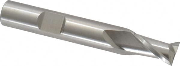 Square End Mill: 3/8'' Dia, 9/16'' LOC, 3/8'' Shank Dia, 2-1/2'' OAL, 2 Flutes, Cobalt MPN:C42612