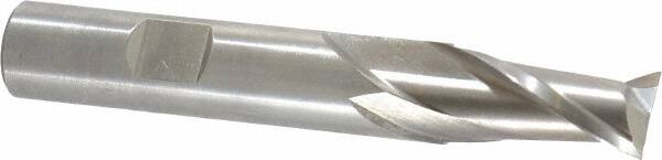 Square End Mill: 1/2'' Dia, 1'' LOC, 1/2'' Shank Dia, 3-1/4'' OAL, 2 Flutes, Cobalt MPN:C42616