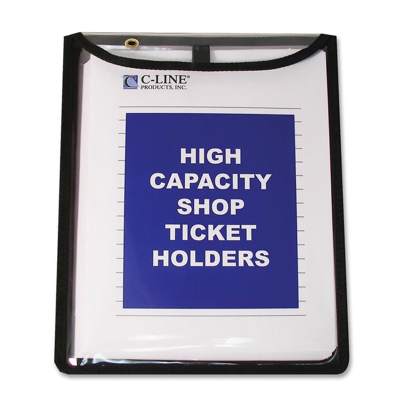 C-Line Heavyweight Vinyl Shop Ticket Holders, 9in x 12in, Pack Of 15 (Min Order Qty 2) MPN:39912