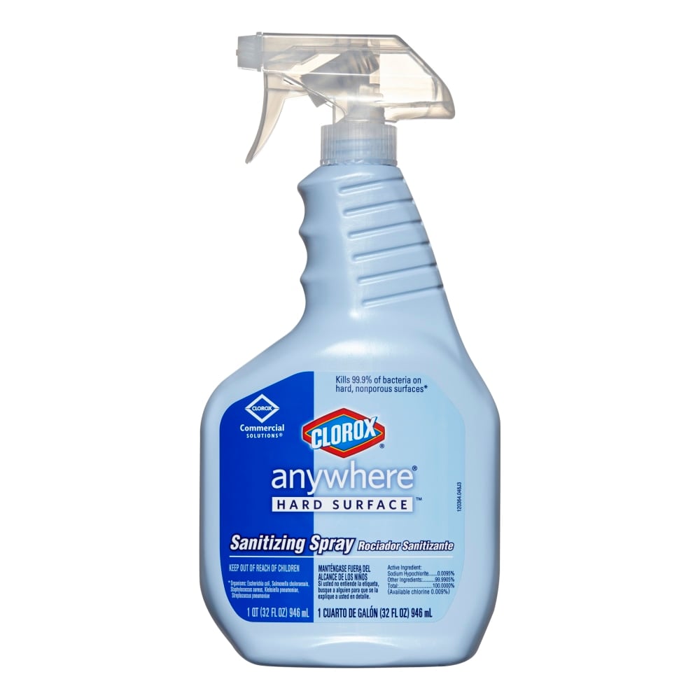 Clorox Anywhere Hard Surface Sanitizing Spray, 32 Oz Bottle (Min Order Qty 9) MPN:1698