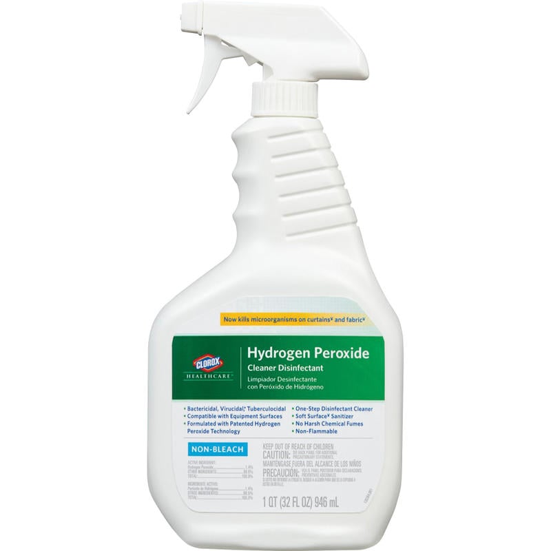 Clorox Healthcare Hydrogen-Peroxide Disinfecting Cleaner, 22 Oz Bottle (Min Order Qty 7) MPN:30828