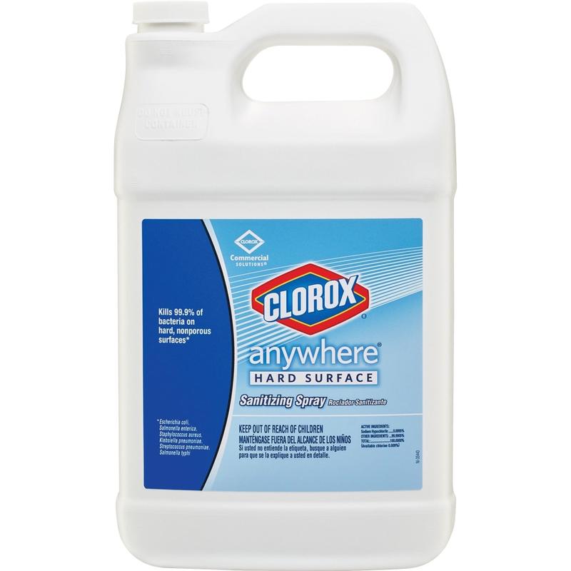 CloroxPro Anywhere Daily Disinfectant and Sanitizing Bottle - 128 fl oz (4 quart) - 72 / Bundle - Disinfectant, pH Balanced - Translucent MPN:31651BD