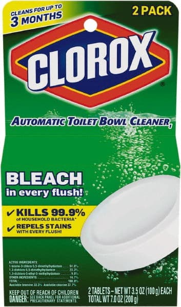 (6) 2-Pack 3.5 oz Tablets Solid Toilet Bowl Cleaner MPN:CLO30024CT