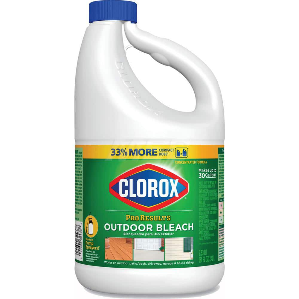 Bleach, Form: Liquid , Container Type: Bottle , Container Size (oz.): 81.00 , Harshness: Moderate  MPN:CLO32438