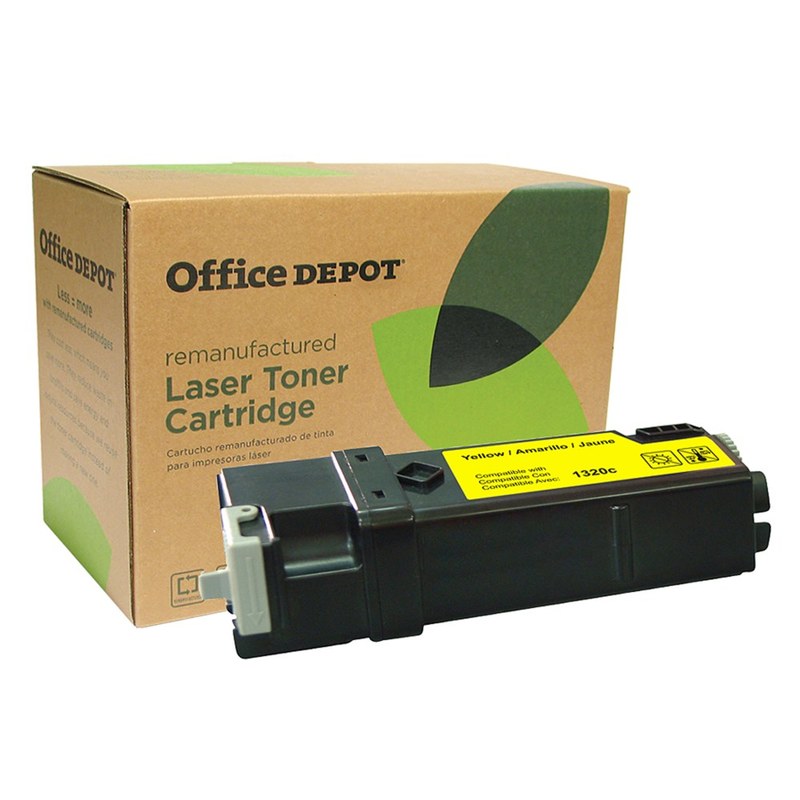 Office Depot Remanufactured Yellow Toner Cartridge Replacement For Dell 2130, ODD2130Y MPN:200239