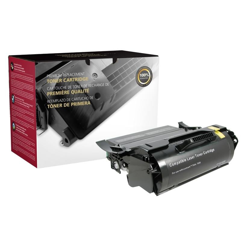 Office Depot Remanufactured Black Toner Cartridge Replacement For Lexmark T654, ODT654 MPN:200491P