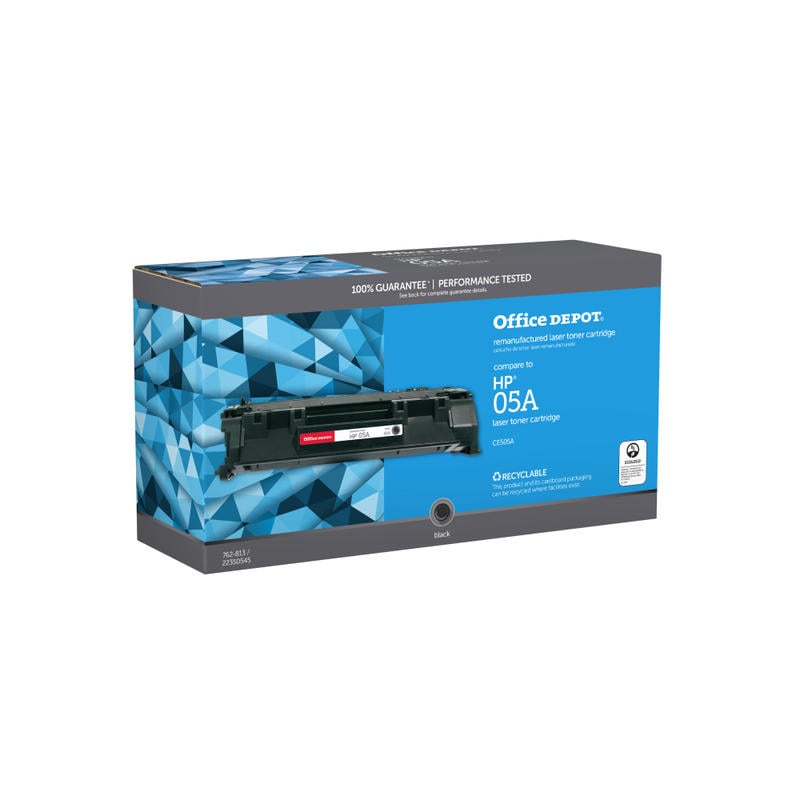 Office Depot Remanufactured Black Toner Cartridge Replacement For HP 05A (Min Order Qty 2) MPN:OD05A