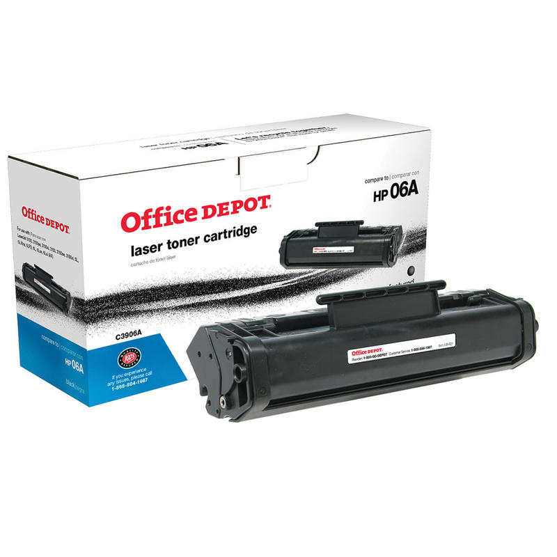 Office Depot Remanufactured Black Toner Cartridge Replacement For HP 06A, C3906A, OD06A (Min Order Qty 2) MPN:OD06A