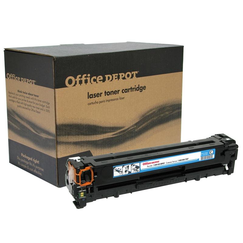 Office Depot Remanufactured Cyan Toner Cartridge Replacement For HP 125A, CB541A, OD1215C (Min Order Qty 2) MPN:OD1215C