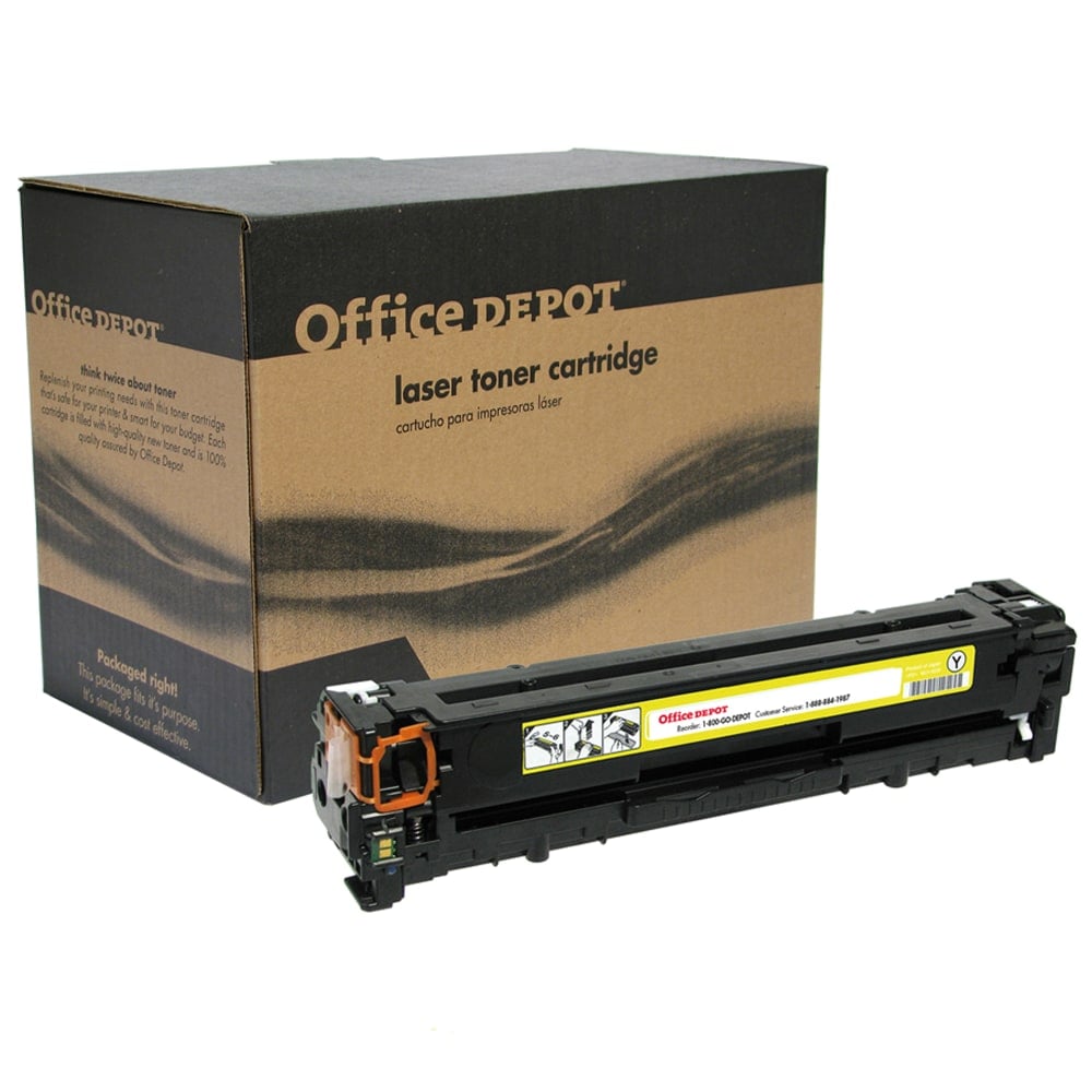 Office Depot Remanufactured Yellow Toner Cartridge Replacement For HP 125A, CB542A, OD1215Y (Min Order Qty 2) MPN:OD1215Y