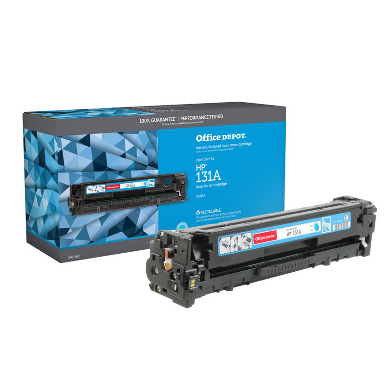 Office Depot Remanufactured Cyan Toner Cartridge Replacement For HP 131A (Min Order Qty 2) MPN:OD131AC