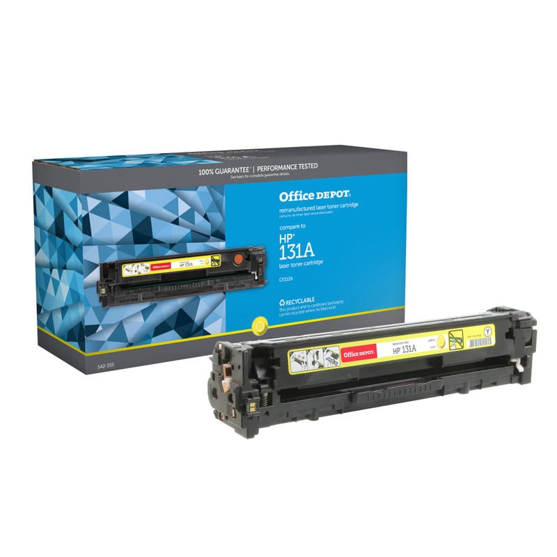 Office Depot Remanufactured Yellow Toner Cartridge Replacement For HP 131A (Min Order Qty 2) MPN:OD131AY