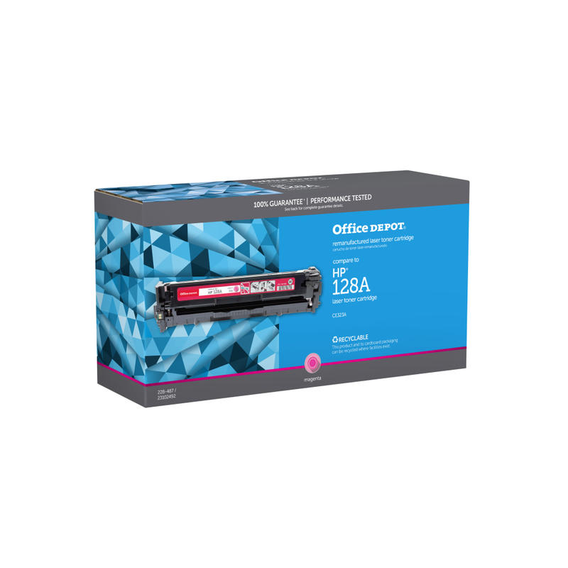 Office Depot Remanufactured Magenta Toner Cartridge Replacement For HP 128A, OD1415M (Min Order Qty 2) MPN:OD1415M